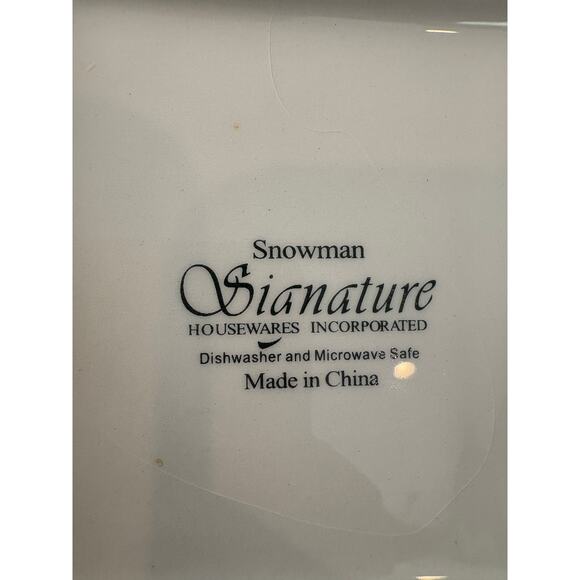 Set of 4 Black/White Signature Housewares Dessert Plates - Picture 4 of 4